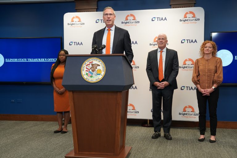 Treasurer Frerichs announcing changes to Bright Start 529